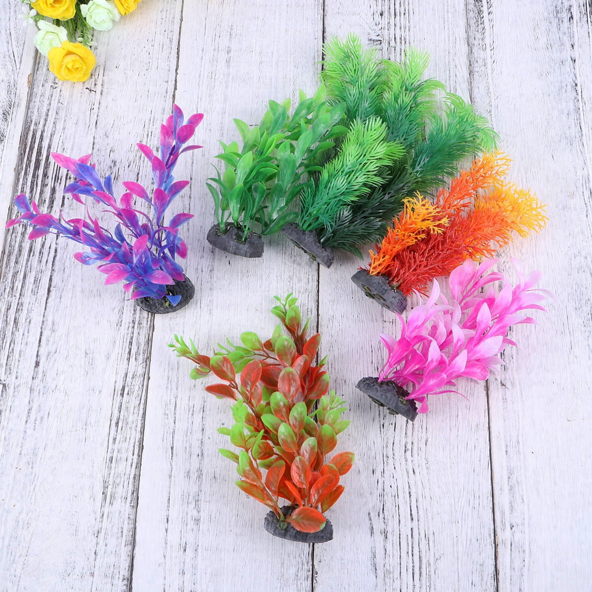 Photo inspiration: Tablzone 6Pcs Fish Tank Landscaping Decoration Assorted Color For Fish Photo Inspiration