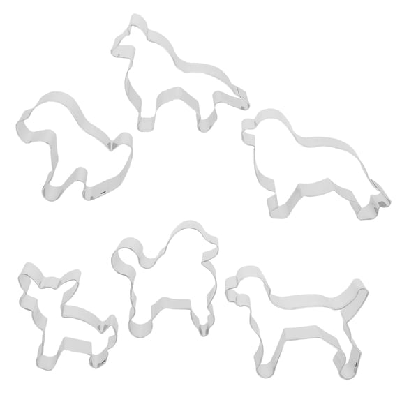 TABLZONE 6-Piece Animal Shaped Pastry and Cookie Molds Set for Baking, Decorating, and Kitchen Use