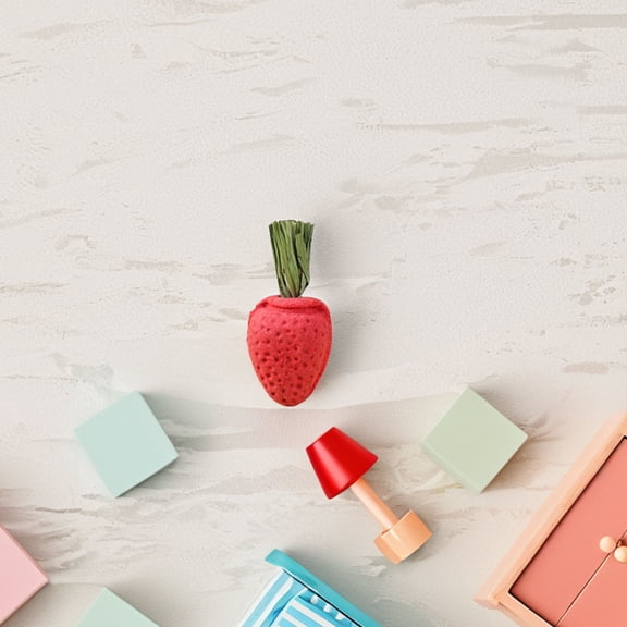 TABLZONE 6Pcs Hamster Chew Playthings Red Natural Materials for Teeth and Engagement