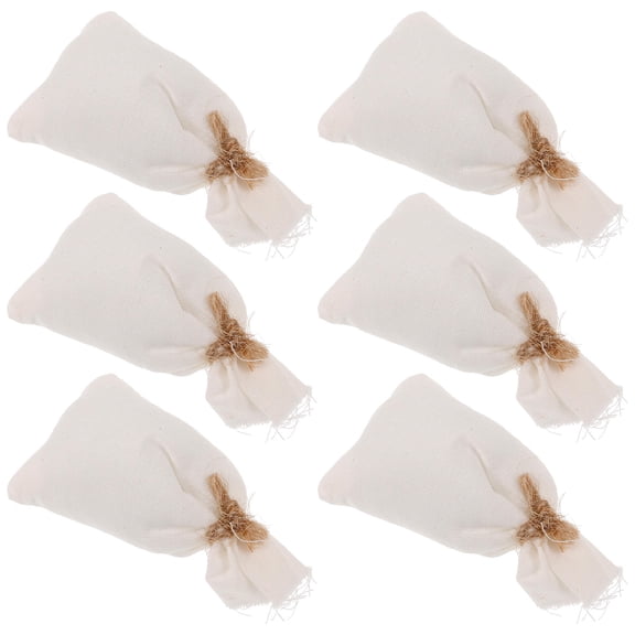 TABLZONE 6pcs Cotton Dollhouse Accessories Set for Home Decor, Craft, and Projects