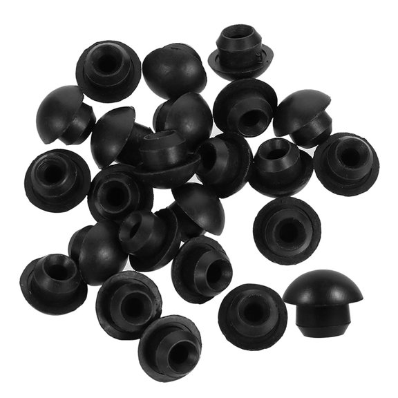 TABLZONE 70Pcs Floor Jack Oil Filler Plug Black Rubber Bung for Hydraulic Jack Maintenance