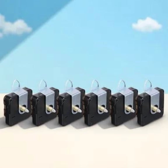 TABLZONE Quartz Clock Movement Kits Assorted Colors for Wall Clocks, 8 Sets with Hands and Accessories