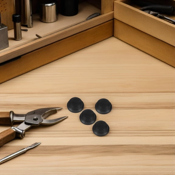 TABLZONE Precision Designed Black Plastic Umbrella Top Cover Replacements