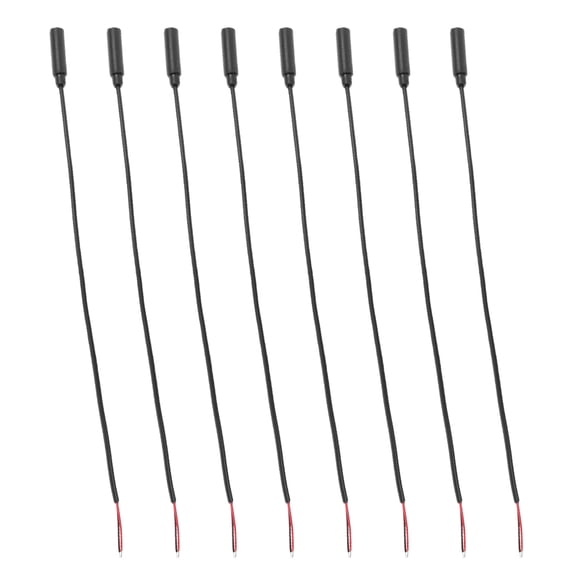 TABLZONE 8Pcs Black Speaker Repair Cable Female Jack to Bare Wire High Compatibility Audio Wire