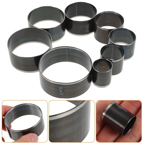 TABLZONE 8Pcs Circle Cutter for Professionals Silver Metal Tool