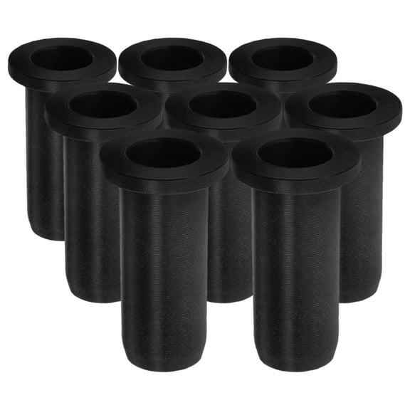 TABLZONE Plastic Boat Hardware Tool Oarlock Socket Inserts Black 8pcs