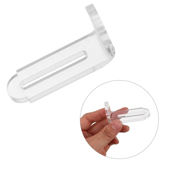 TABLZONE 8Pcs Transparent Acrylic Corner Brackets L Shaped Support Braces for Furniture Home Use