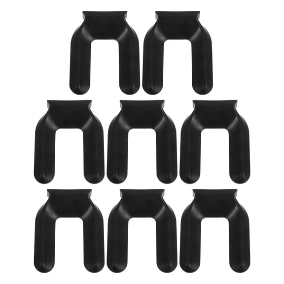 TABLZONE Black Chair Leg Caps with Non- Caster Cups Furniture Floor Protectors for Hardwood and Tile