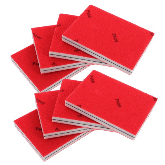 TABLZONE 8pcs Sandpaper For Car Sanding Tool Multi Flocking Sand For DIY Projects Professionals