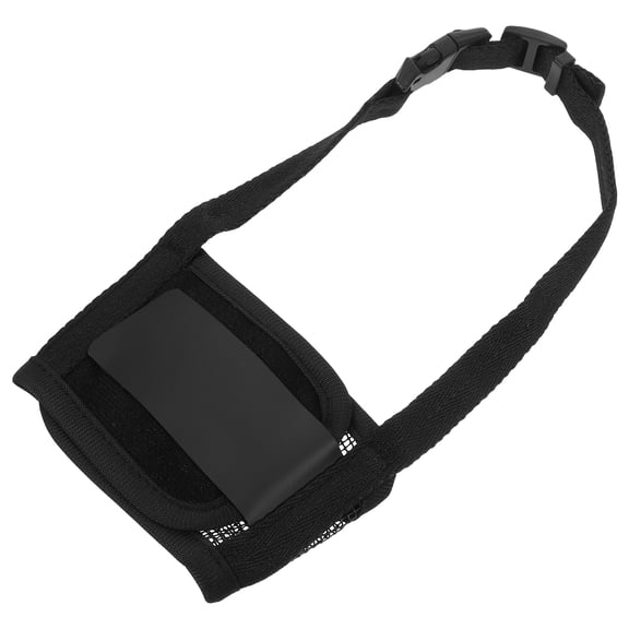 TABLZONE Soft Breathable Dog Mouth Guard for Chewing and Eating Prevention with Adjustable Fit