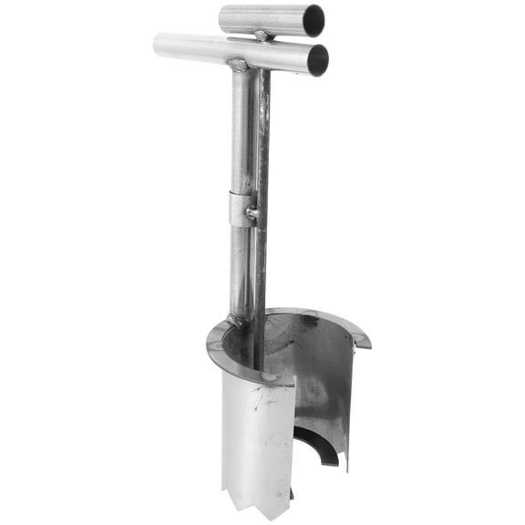 TABLZONE Adjustable Garden Sod Plugger Tool for Precise Bulb Placement and Tree Planting