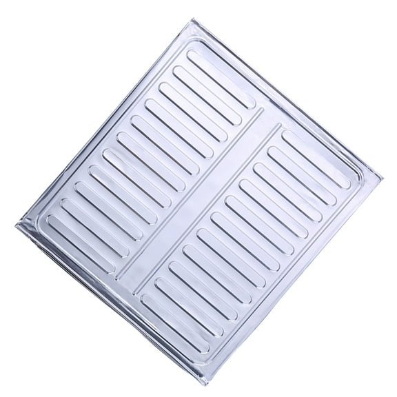 TABLZONE Aluminum Frying Pan Splatter Guard Screen Baffle for Cooking, Grease Splash Protector, 33.1 x 12.6 x 0.4 Inches, 1 Pack