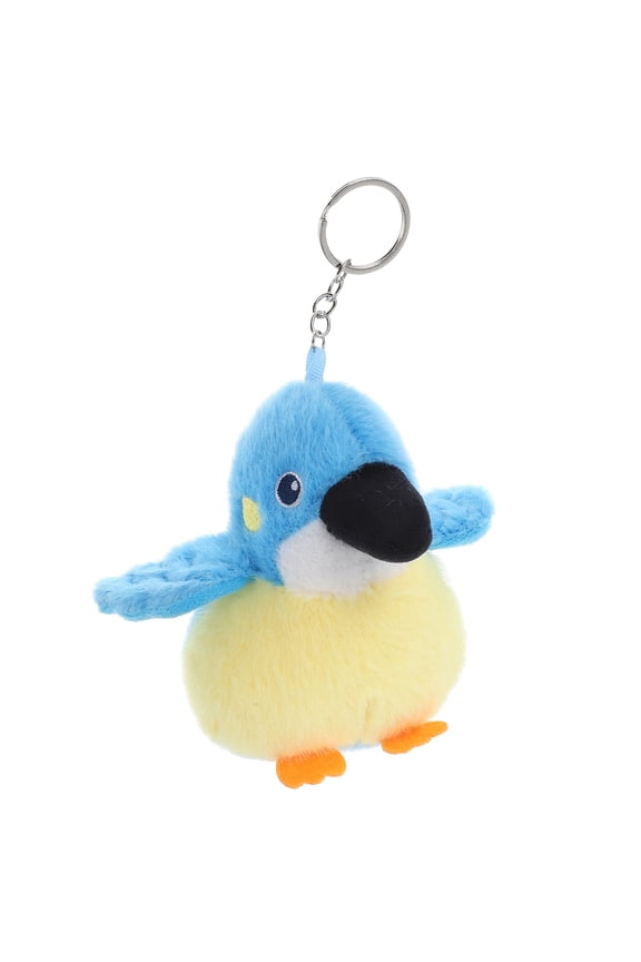 Animal Backpack Charm Plush Keychain Sky Blue Decoration For Party Favors 1 Pcs