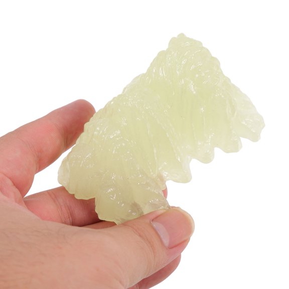 TABLZONE cate Light Green Rockery Statue Aquarium Decor Plastic Landscaping Accessory