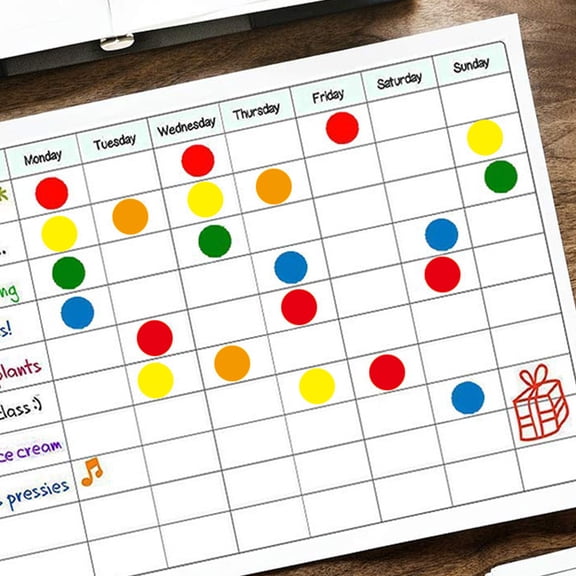 TABLZONE Assorted Colored Circle Stickers Ideal for Decoration and Classification Use