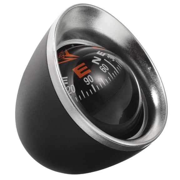 TABLZONE Automotive Compass Black for Dashboard Navigation Durable ABS and Acrylic Material
