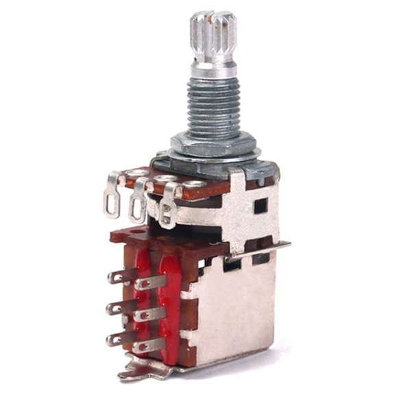 TABLZONE B250k Guitar Volume Potentiometer Push Pull Pot Shaft Multi Color