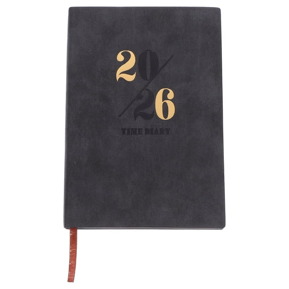 TABLZONE Black 2026 Executive Journal Daily Planner Notebook with Thick Paper