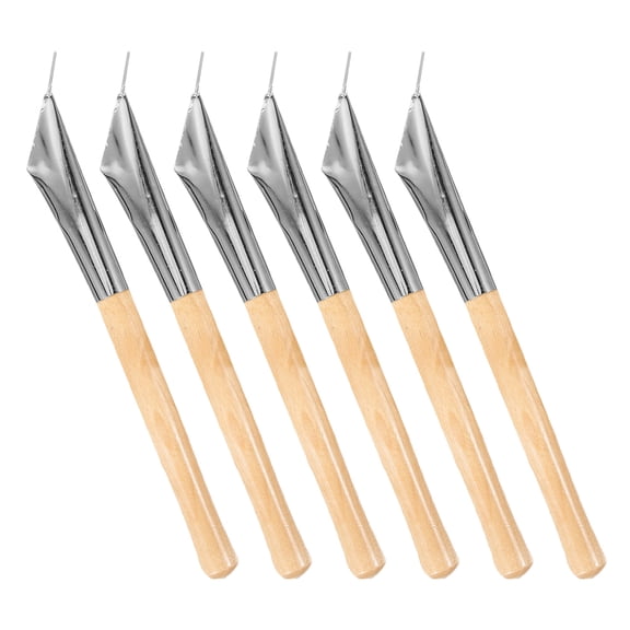 TABLZONE 6Pcs Versatile Pottery Batik Pens for Printing on Cloth Clay Sculpting Tool Set