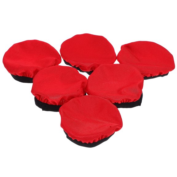 TABLZONE Breathable Red Fabric Headphone Protectors Easy to Use and Replace