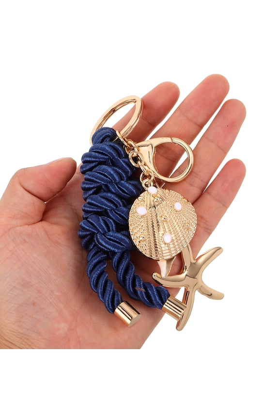 Backpack Ocean Charm Keychain Nautical Knot Charm Keyring Rectangular Multi 1Pack