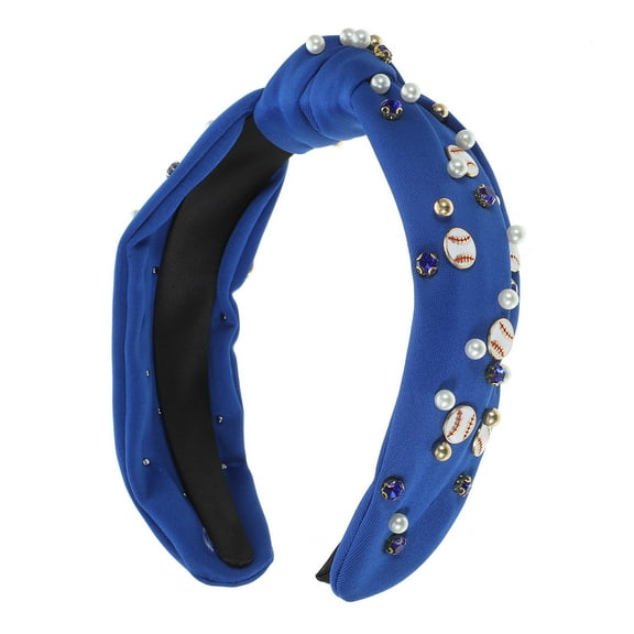 TABLZONE Baseball Headband for Women, Comfortable and Trendy Fabric Hairband, 1 Piece, Sports and Casual Wear