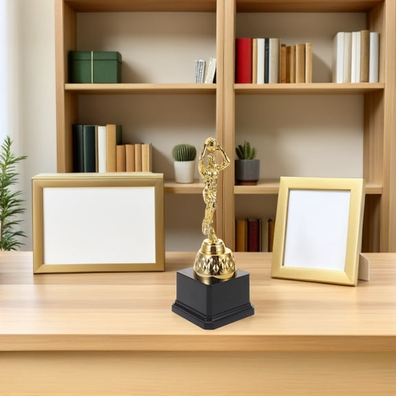 TABLZONE Golden Plastic Basketball Trophy for Recognition and Achievement