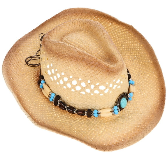 TABLZONE Lightweight Beige Straw Sun Hat for Women, Portable Outdoor Travel Hat for Beach, Hiking, and Daily Wear