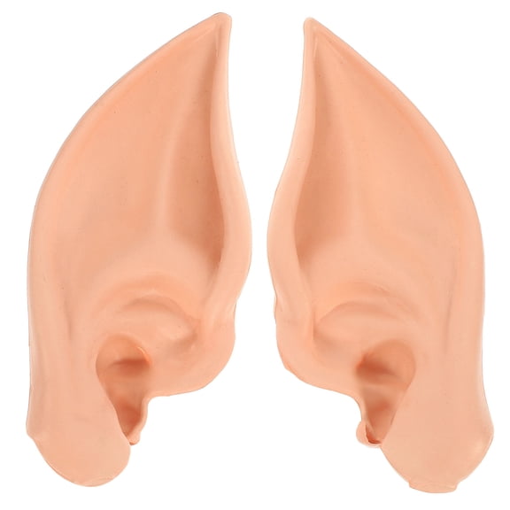 TABLZONE Beige Decorative Fairy Ears Cosplay Props for Christmas Parties Comfortable Material 1 Pair