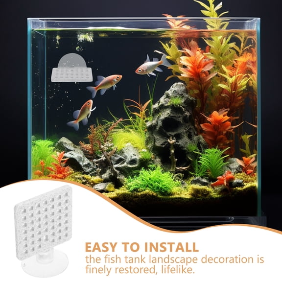 TABLZONE floating log for betta fish Betta Fish Resting Bed ABS re 1Set for Home Aquarium Decor