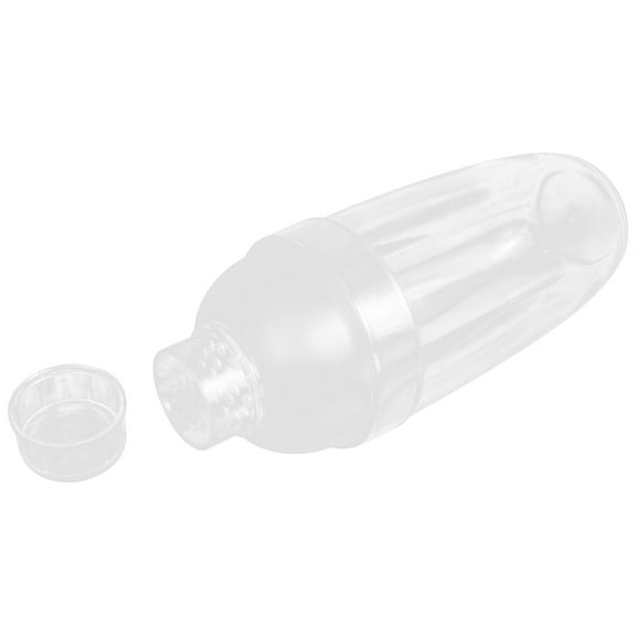 TABLZONE Transparent Multi Function Cocktail Shaker Plastic Drink Mixing Cup for Kitchen Use and Convenient