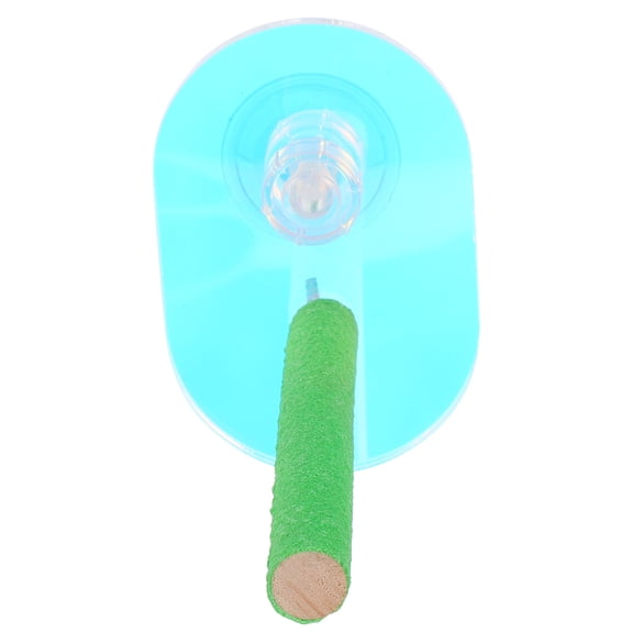 TABLZONE Parrot Window Perch Multi-Color Acrylic Suction Cup Sturdy Stable Design