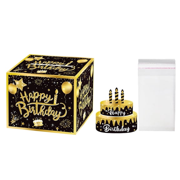 TABLZONE Birthday Cash Pull Box Multi Material Cash Prize Storage Holder For Friends 1 Set