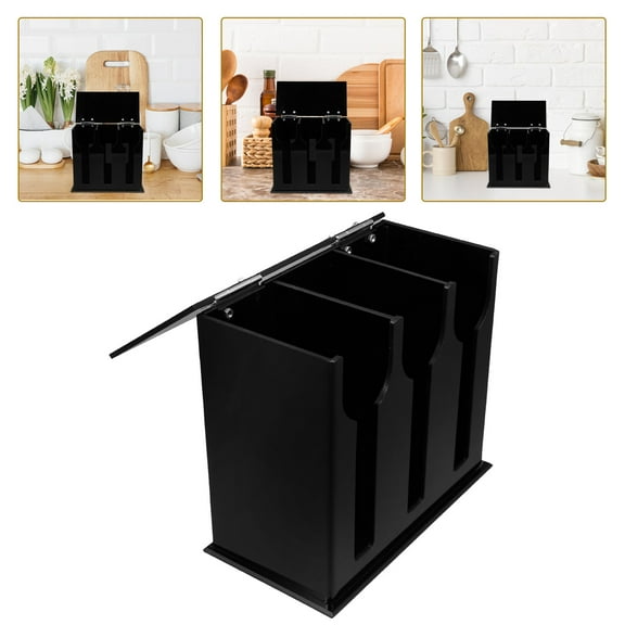 TABLZONE Acrylic Spoon Holder Organizer for Coffee Shops and Restaurant Tables