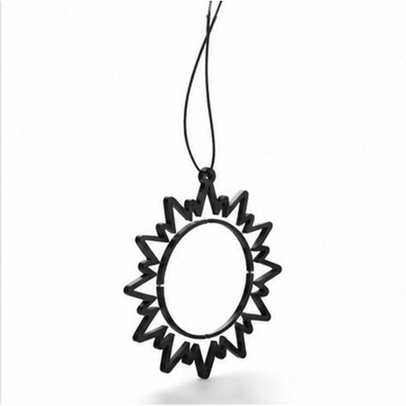 TABLZONE Black Acrylic Sun Catcher Ornament for Home and Window Decoration