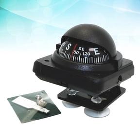 TABLZONE Black Car Dashboard Compass with Magnetic Steel Base for Precise Direction and Navigation Guidance