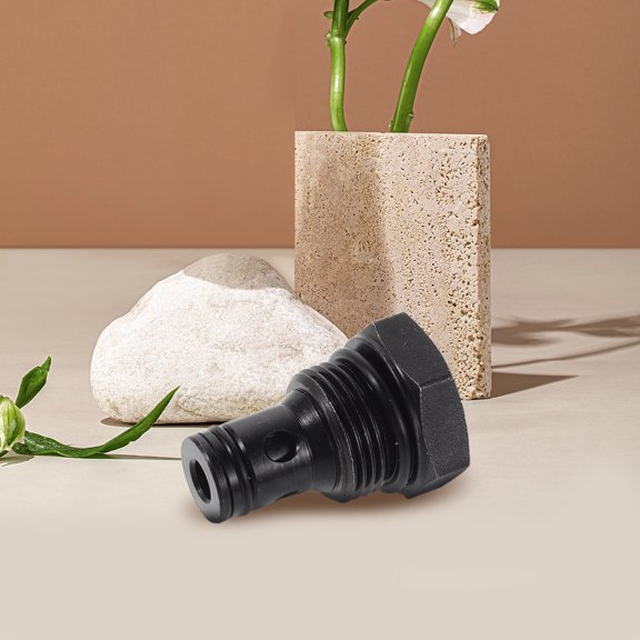 TABLZONE Black Metal Automotive One Way Hydraulic Lift Valve for Reliable Car Hoist Fluid Control