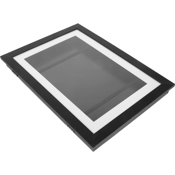TABLZONE Black Mdf Farmhouse Picture Frame for Home Use, Safe and Reusable