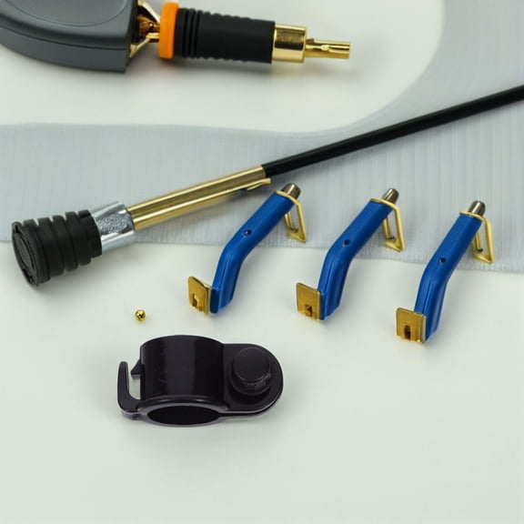 TABLZONE Black Plastic Flag Pole Rings for Garden Use Durable Outdoor Flagpole Accessories
