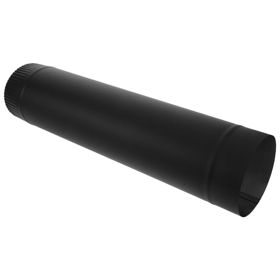 TABLZONE Black 125mm Pipe Stainless Steel Burning for Flue Wood Stove
