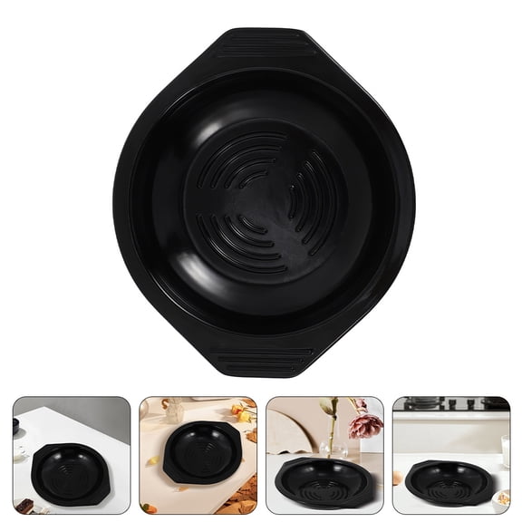 TABLZONE Black Thickened Heat Insulation Pot Base Tray for Cooking and Casserole Use, Non- Kitchen Accessory