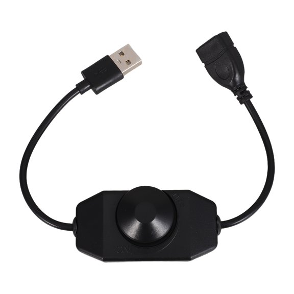 TABLZONE Black USB LED Dimmer Switch for Adjustable Brightness on 5V Strip Light USB Power