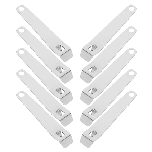 TABLZONE Ergonomic Stainless Steel Cap Remover Efficient Vial Opener for Oral Liquids 10Pcs