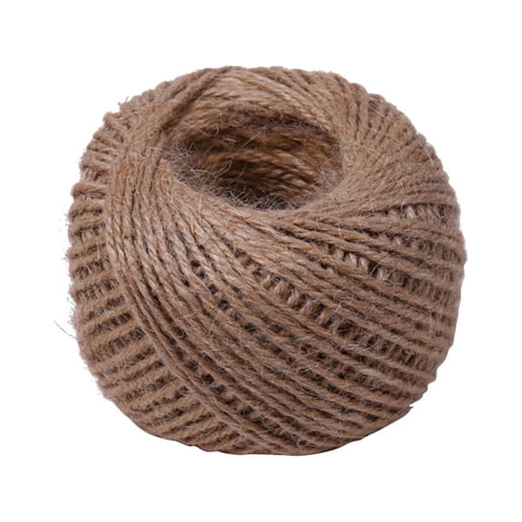 TABLZONE Strong 3 Ply Jute Twine Transparent Rope for Gardening Recycling and Decoration