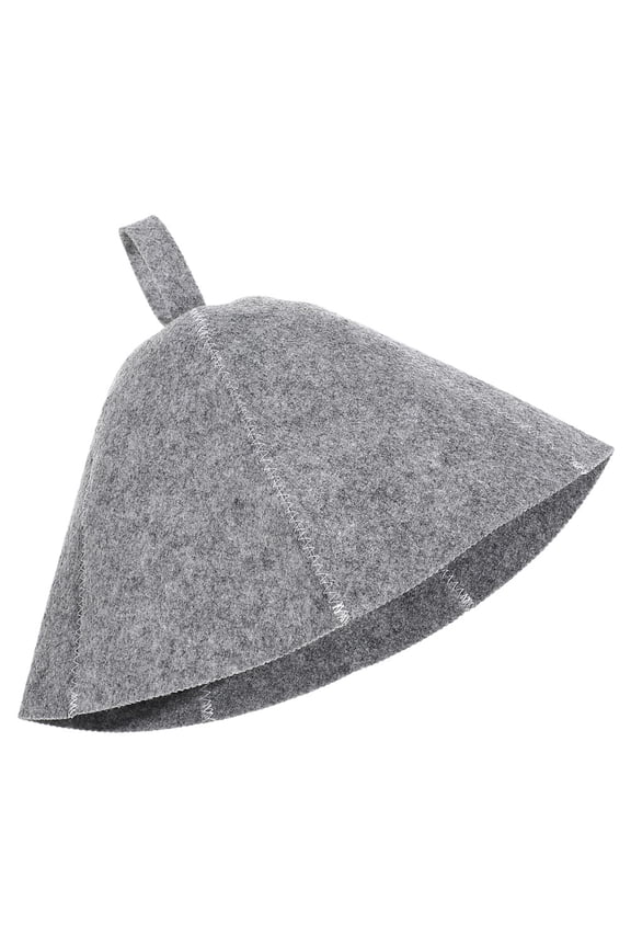 Felt Sauna Hats Grey Sauna Hat Steam Protection Hotel 1Pack