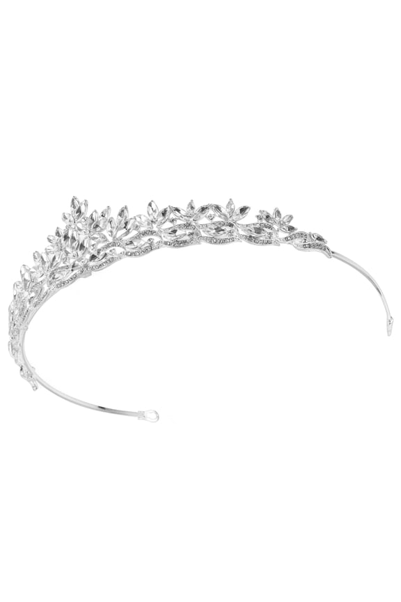 Plated Rhinestone Bridal Zinc Alloy Headpiece for Wedding, Birthday, and Special Occasion Accessories