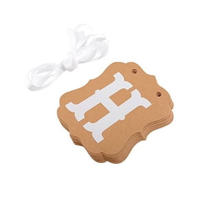 TABLZONE Brown Kraft Paper Thank You Banner for Wedding Party, Rustic Bunting Decoration, and Stylish