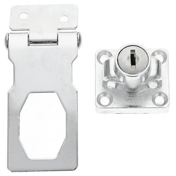 TABLZONE Cabinet Lock Stainless Steel and Iron Silver for Cabinet Anti-Theft