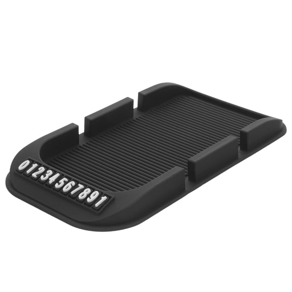 TABLZONE Car Dashboard Non-slip Pad Mat 1Pack PVC Black for Drivers