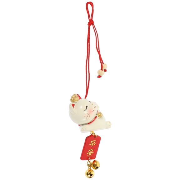 TABLZONE Car Mirror Hanging Ornament Cat Design Rearview Mirror Decoration